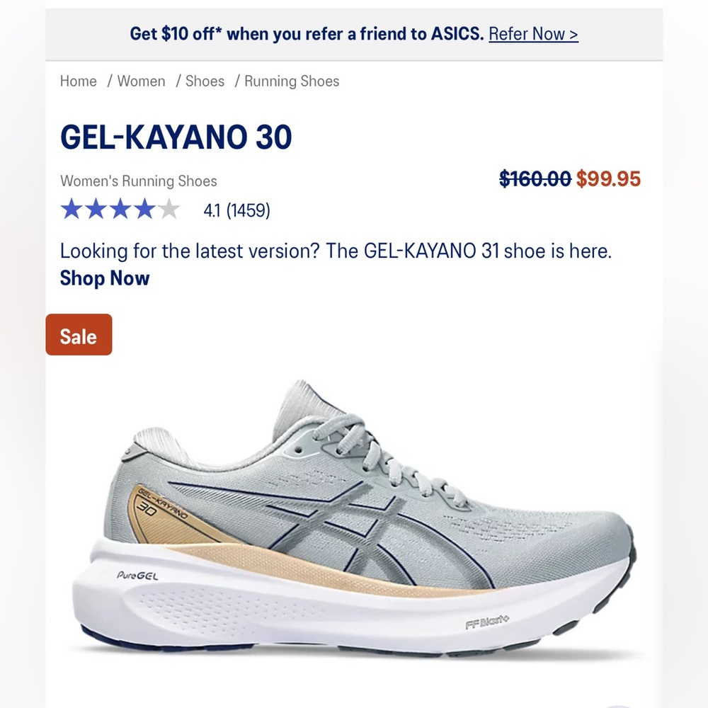ASICS running sneakers